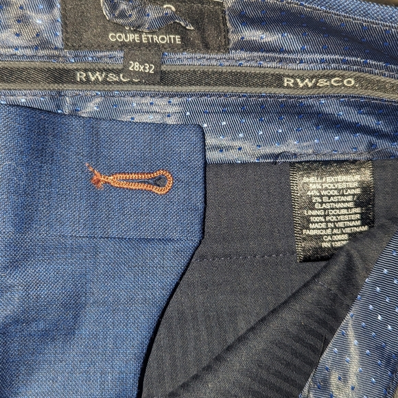 RW&Co Mid Rise Straight Leg Dress Pants - Picture 3 of 3